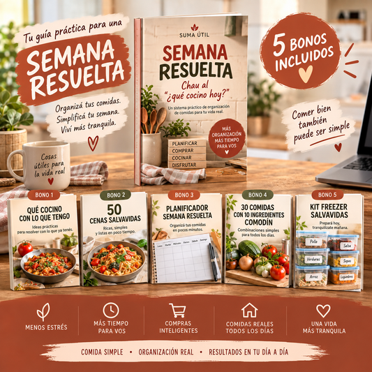 Semana Resuelta. Chau al ¿Que cocino hoy?